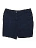 Ann Taylor LOFT Outlet Solid Blue Shorts Size 10 - photo 1