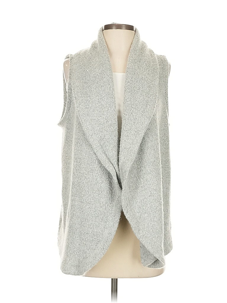 Pre-owned Ann Taylor Loft Sweater Vest In Gray