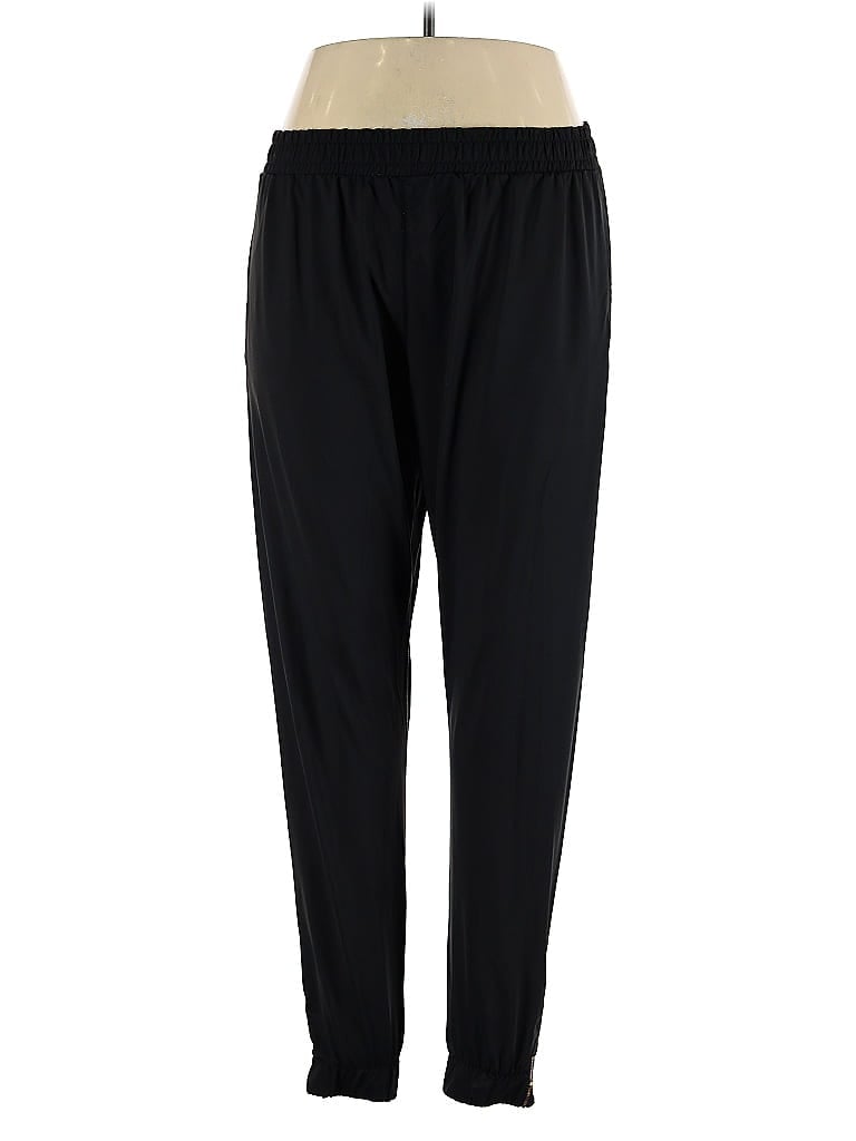 Zyia Active 100% Spandex Solid Black Track Pants Size 3X - photo 1