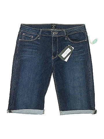 Just Black Denim Shorts (view 1)