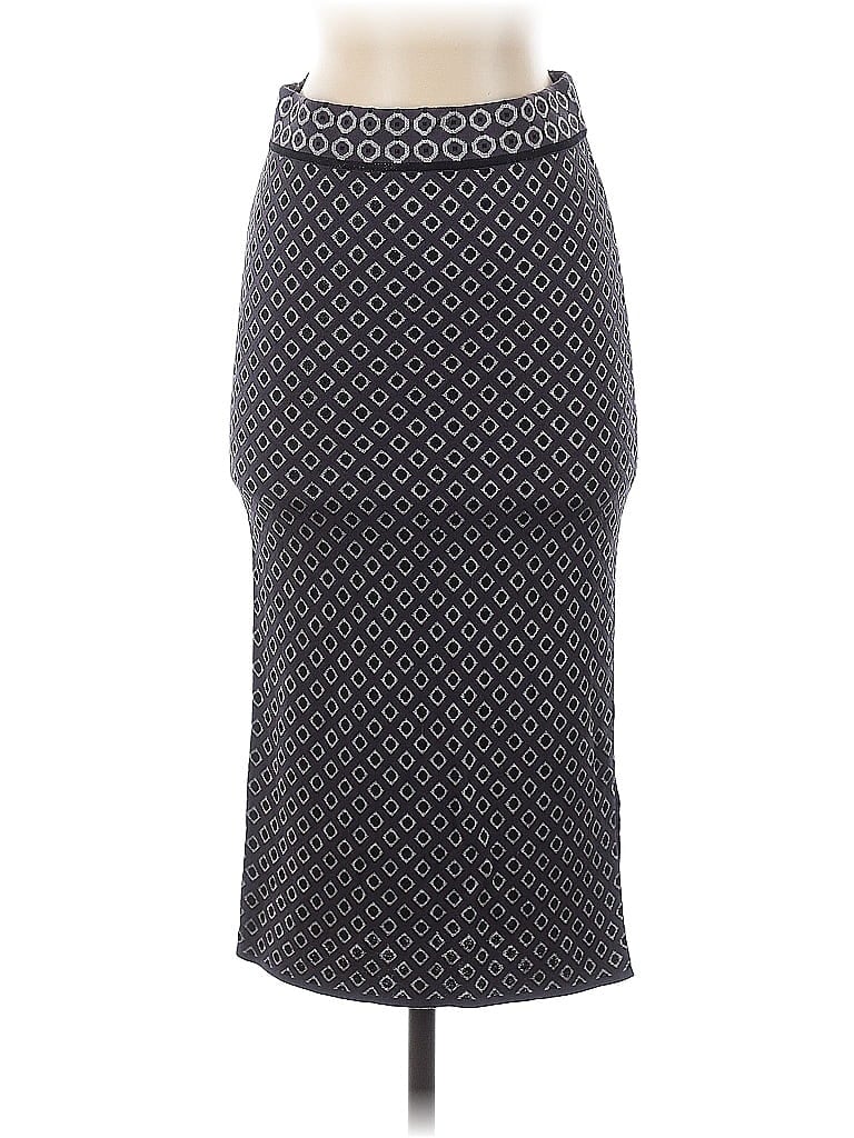 Pre-owned Ann Taylor Casual Skirt In Gray