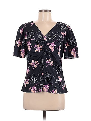 Club Monaco Short Sleeve Blouse (view 1)