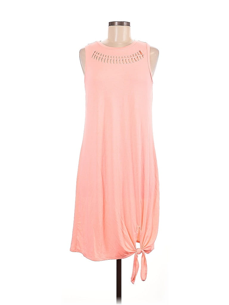 Xersion Solid Pink Casual Dress Size M - photo 1