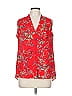 Rose + Olive 100% Polyester Red Tank Top Size M - photo 1