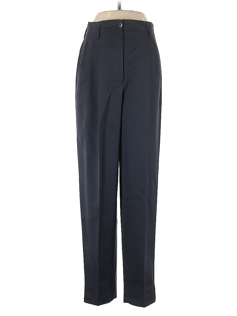 Giorgio Armani 100% Wool Blue Wool Pants Size EU (IT) 40 / US 4 - photo 1