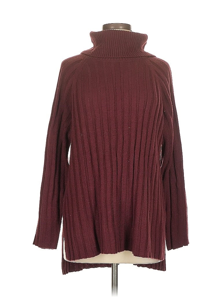 Click to view more detailed imagery on our partner's website Pre-owned Sanctuary Turtleneck Sweater In Burgundy
