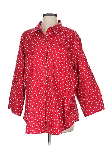 Coldwater Creek 3/4 Sleeve Button-Down Shirt (view 1)