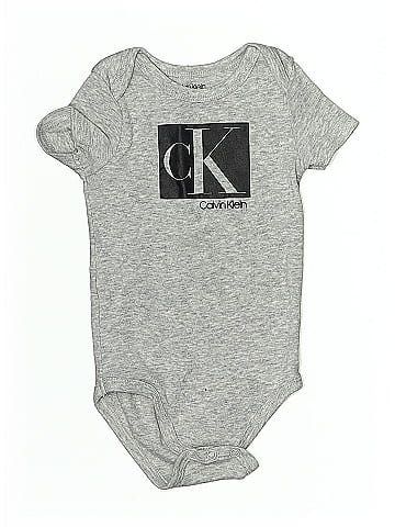 Calvin Klein Short Sleeve Onesie (view 1)