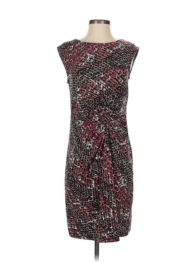 Pre-owned Apt. 9 Cocktail Dress In Burgundy