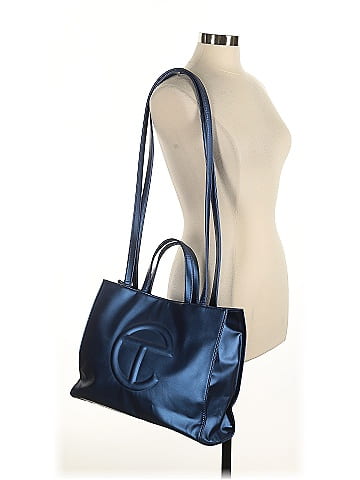 Telfar Medium 'Cobalt' Shopping Bag (view 2)