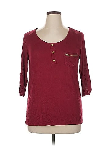 Annabelle Long Sleeve Henley (view 1)
