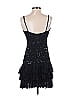 Alexia Admor 100% Silk Stars Black Cocktail Dress Size XS - photo 2