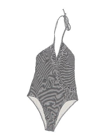 Solid & Striped One Piece Swimsuit (view 1)