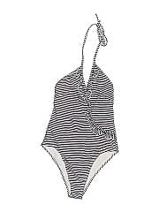 Solid & Striped One Piece Swimsuit
