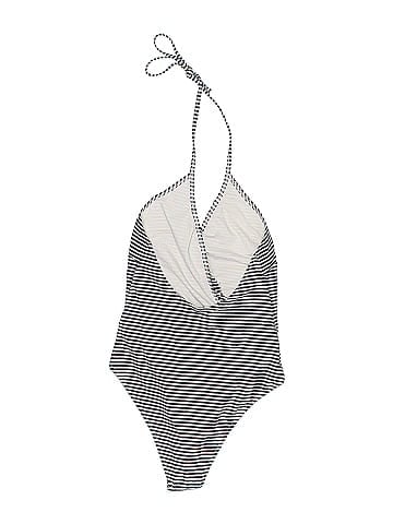 Solid & Striped One Piece Swimsuit (view 2)