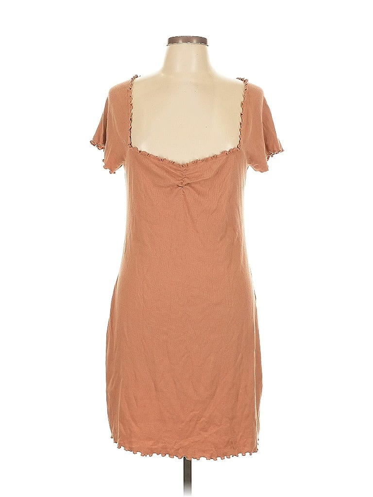 Pre-owned Abound Casual Dress In Brown
