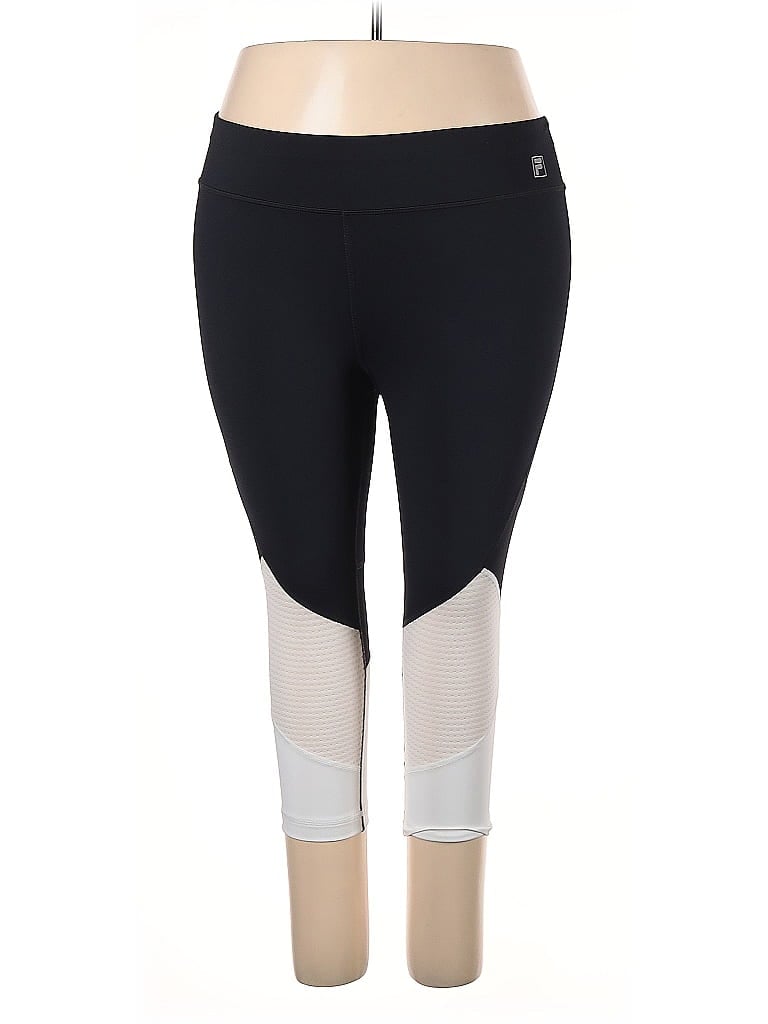 Fila Sport Color Block Black Active Pants Size XXL - photo 1