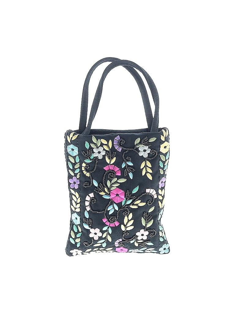 Frankie & Johnnie Floral Black Satchel One size - photo 1
