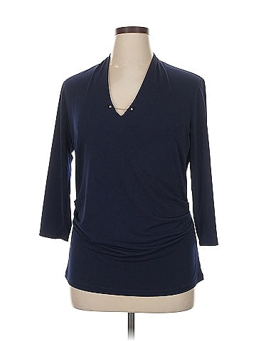New York & Company 3/4 Sleeve Top (view 1)