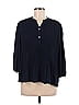 Nanette Lepore Blue 3/4 Sleeve Blouse Size M - photo 1