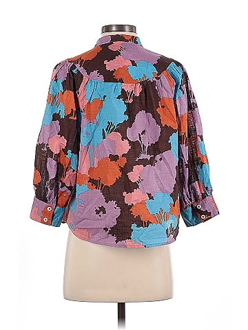 Porridge 3/4 Sleeve Blouse (view 2)