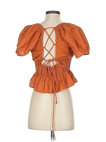 Free People Short Sleeve Blouse (view 2)