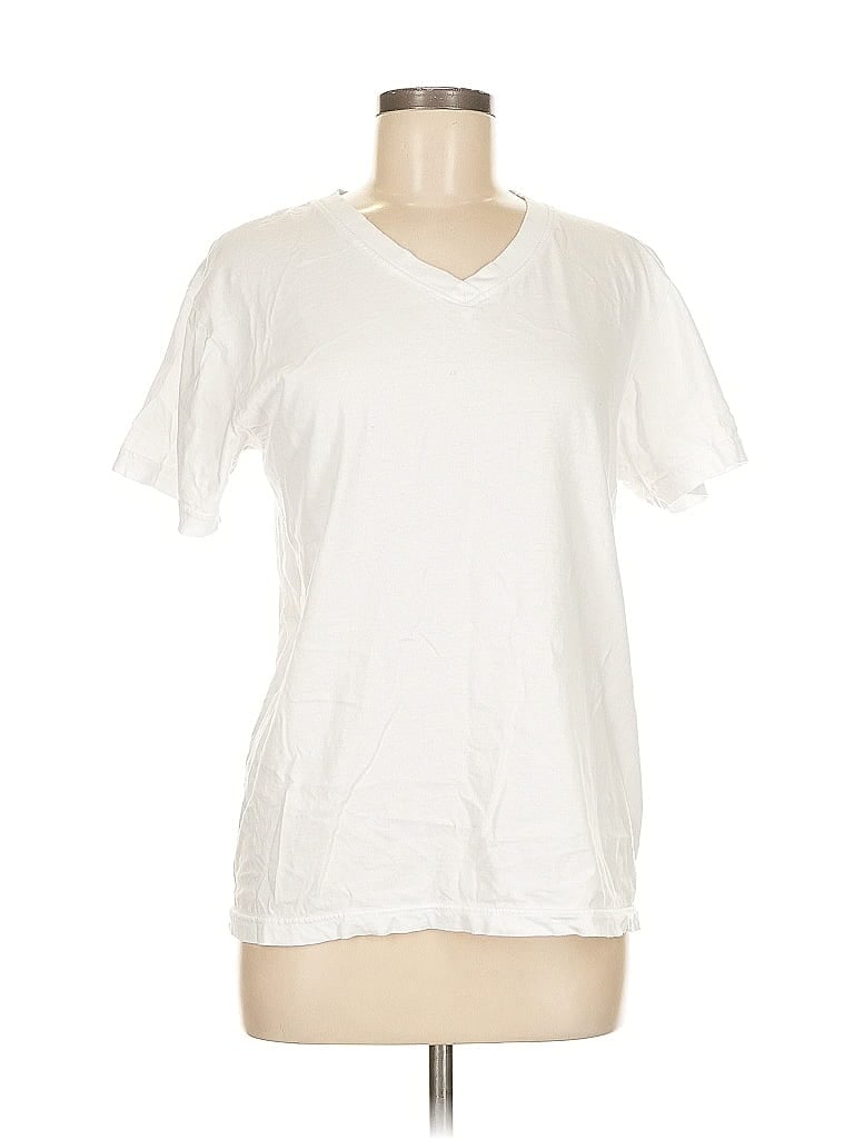 Pre-owned Reebok Short Sleeve T-shirt In White