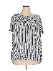 Terra & Sky Short Sleeve Blouse