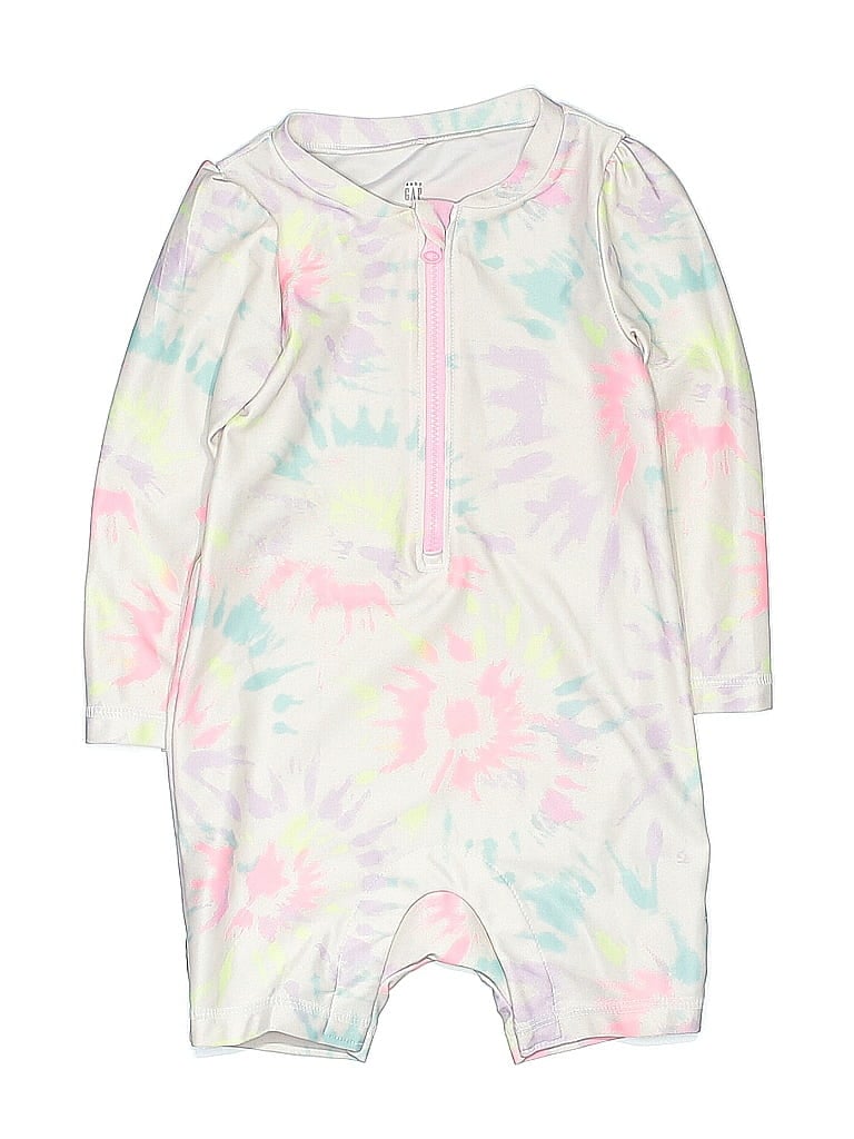 Baby Gap Tie-dye Pink One Piece Swimsuit Size 18-24 mo - photo 1