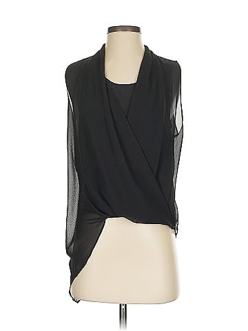 ALLSAINTS Sleeveless Silk Top (view 1)