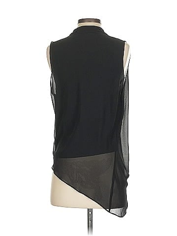 ALLSAINTS Sleeveless Silk Top (view 2)