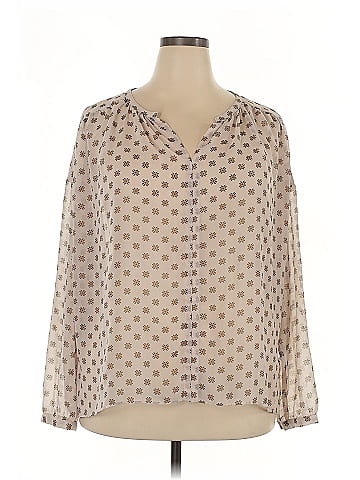 Ann Taylor LOFT Long Sleeve Blouse (view 1)