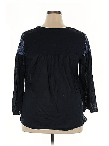 Ann Taylor LOFT 3/4 Sleeve Blouse (view 2)