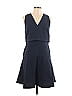 Armani Exchange Solid Blue Casual Dress Size 10 - photo 1