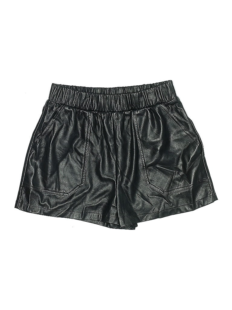 BB Dakota by Steve Madden 100% Polyurethane Metallic Black Shorts Size M - photo 1