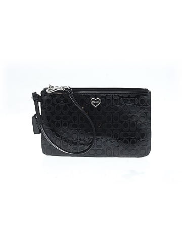 Coach Factory Leather Wristlet (view 1)