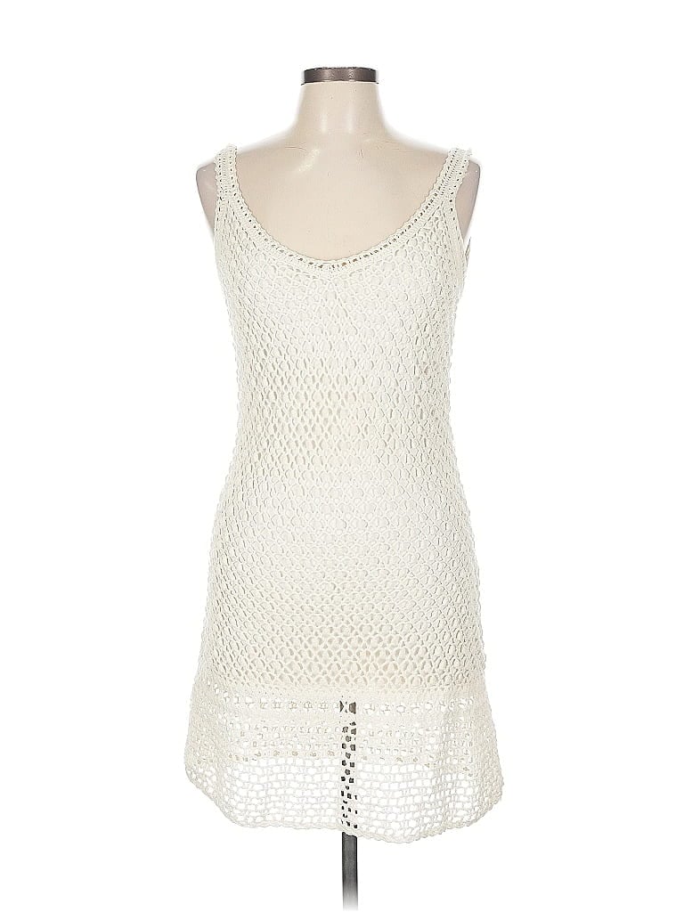 Pre-owned Central Park West Casual Dress In White