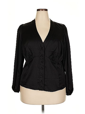 Torrid 3/4 Sleeve Blouse (view 1)