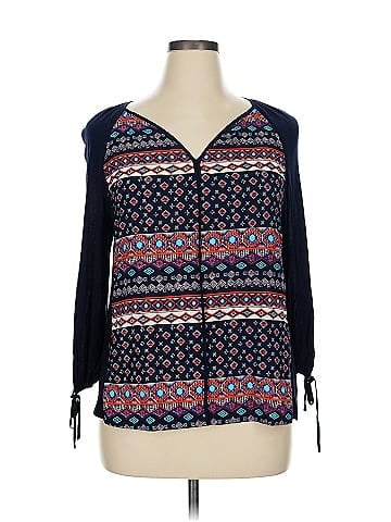 Collective Concepts 3/4 Sleeve Blouse (view 1)