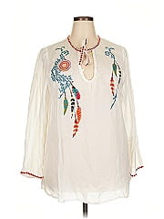 Johnny Was 3/4 Sleeve Blouse