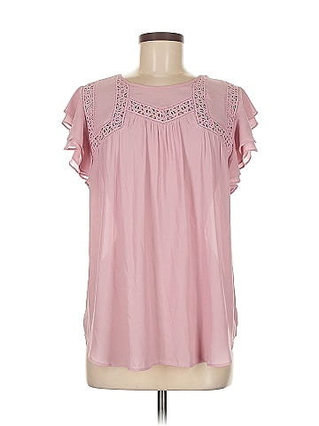 Ann Taylor Factory Short Sleeve Blouse (view 1)