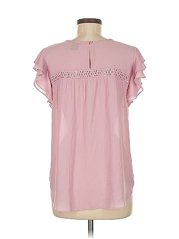 Ann Taylor Factory Short Sleeve Blouse (view 2)