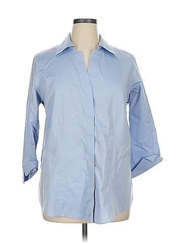 Foxcroft Long Sleeve Button-Down Shirt (view 1)