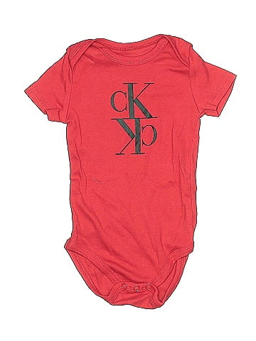 Calvin Klein Short Sleeve Onesie (view 1)