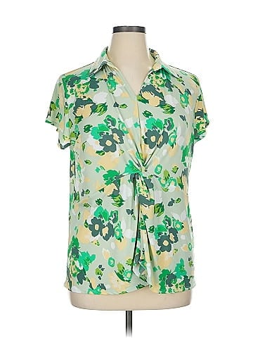 Liz Claiborne Short Sleeve Blouse (view 1)