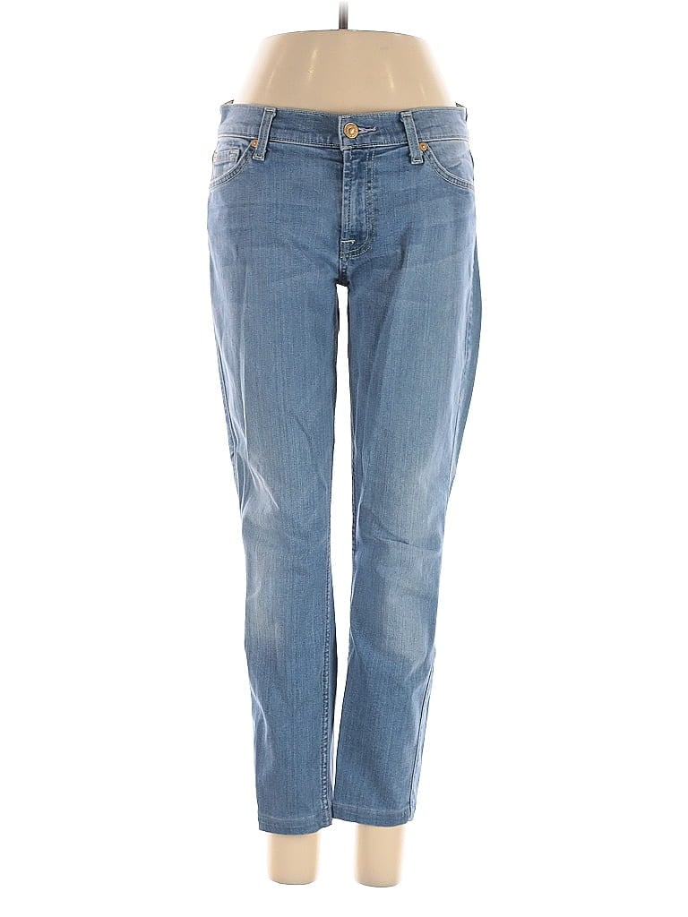 Pre-owned 7 For All Mankind Jeans In Blue