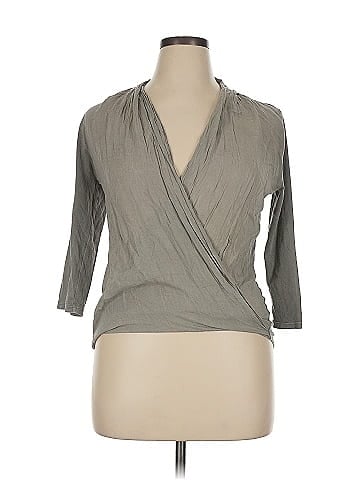 James Perse 3/4 Sleeve Blouse (view 1)
