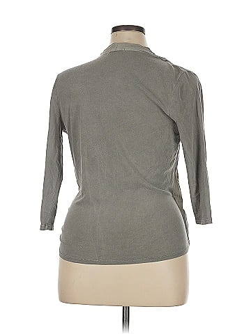 James Perse 3/4 Sleeve Blouse (view 2)