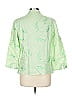 Carlisle 100% Linen Green 3/4 Sleeve Blouse Size 10 - photo 2