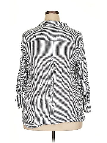 Velvet Heart Long Sleeve Button-Down Shirt (view 2)